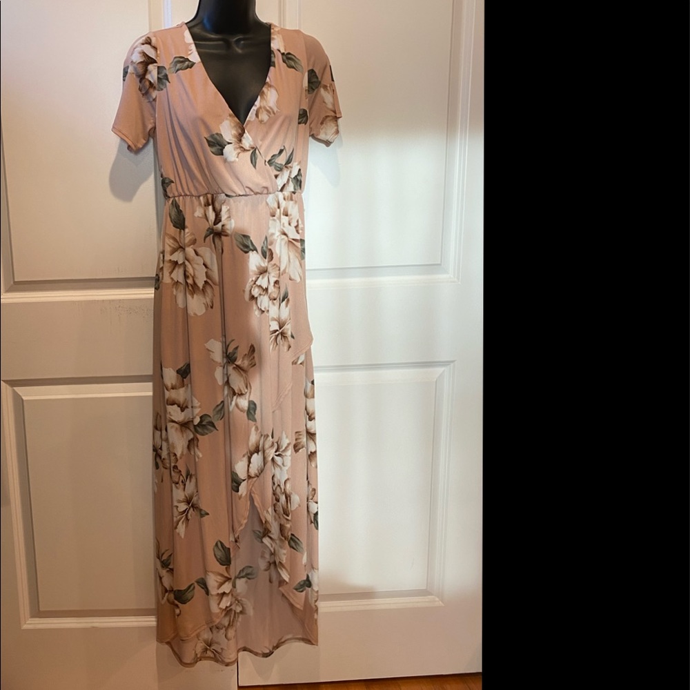 Pink Floral Dress